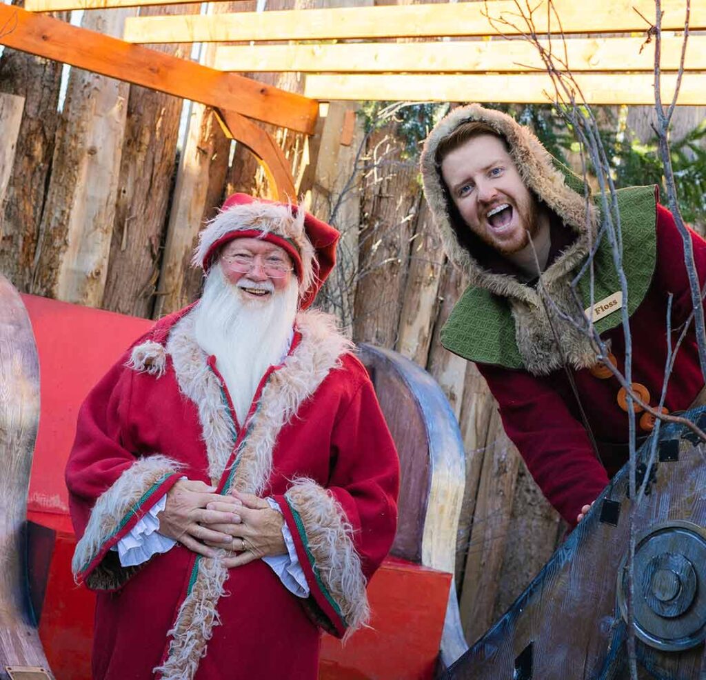 father-christmas-and-elf-marsh-farm