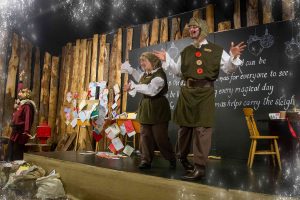 Elves on stage at the Elf Academy