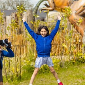 Girl jumping