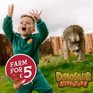 Dinosaur Adventure included with your £5 ticket