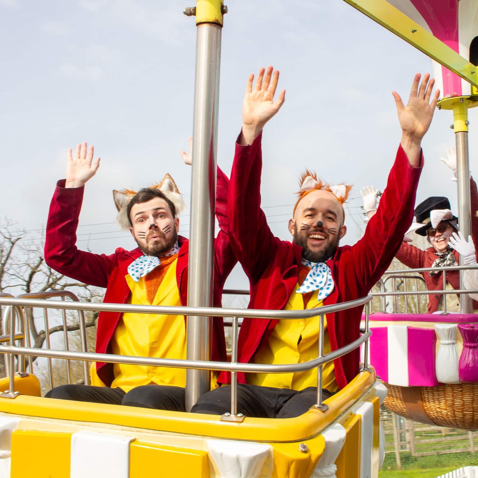 Easter Characters on the Balloon Ride