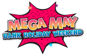 Mega May Bank Holiday Weekend Logo